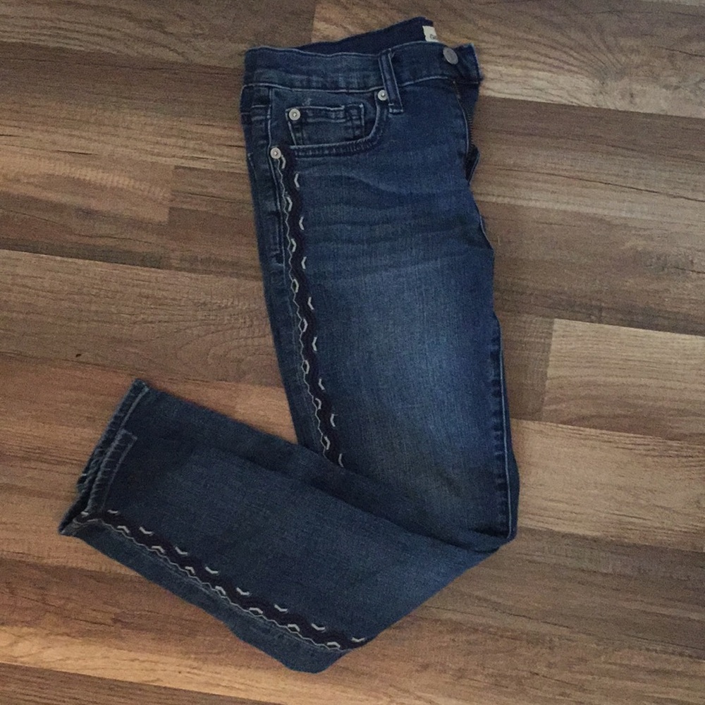 GAP embroidered jeans